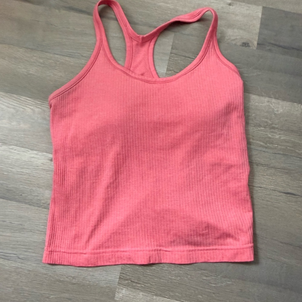lululemon athletica Ribbed ebb to street Tank — pink